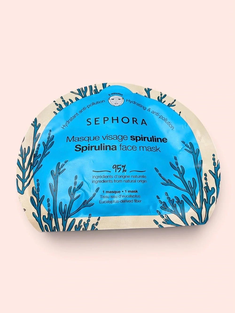 Set of 3 Sephora Face Masks - Matcha, Watermelon, Spirulina